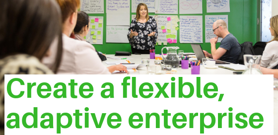 Create a flexible, adaptive enterprise, with resilience.