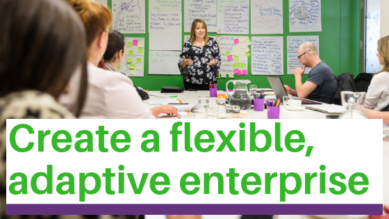 Create a flexible, adaptive enterprise, with resilience.